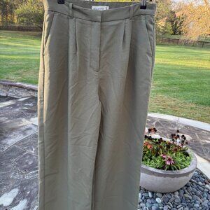 Abercrombie & Fitch Women's Olive Sloane Tailored Pant in 32 Regular